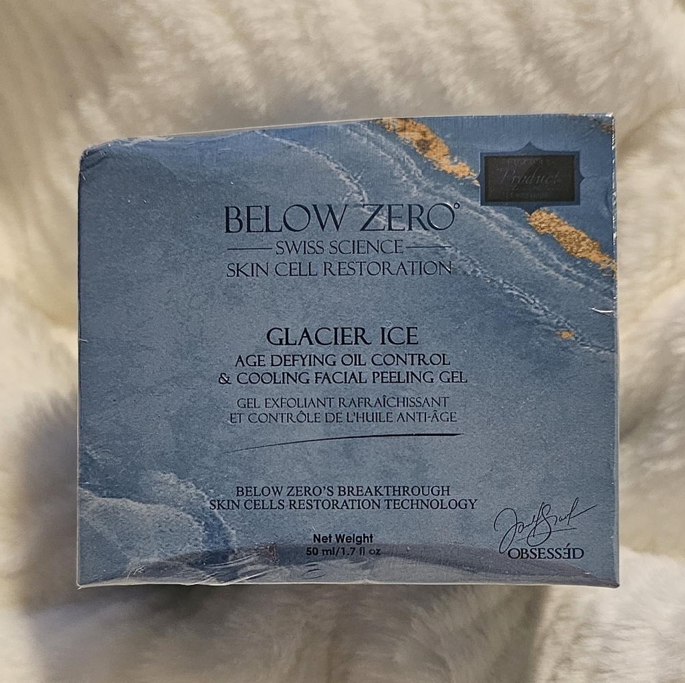 Below Zero Glacier Ice Age Defying Oil Control & Cooling Facial Peeling Gel